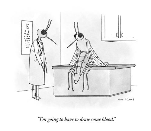 "I'm going to have to draw some blood."