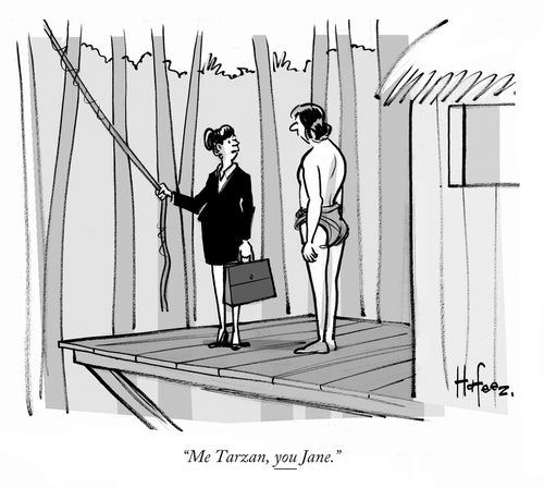 "Me Tarzan, you Jane."