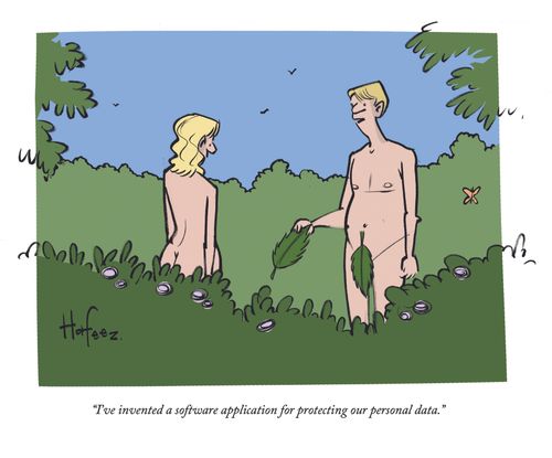 "I've invented a software application for protecting our personal data."