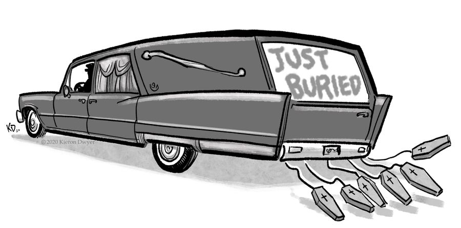 Just Buried.