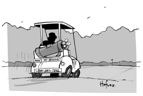 "How's my driving?"
