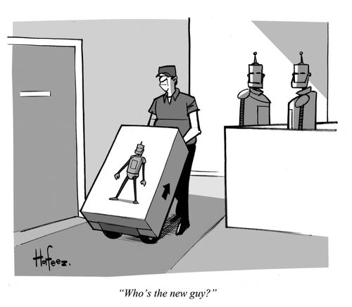 "Who's the new guy?"