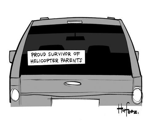 Proud survivor of helicopter parents.