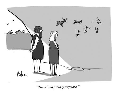 "There's no privacy anymore."