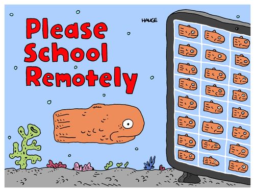 Please School Remotely.