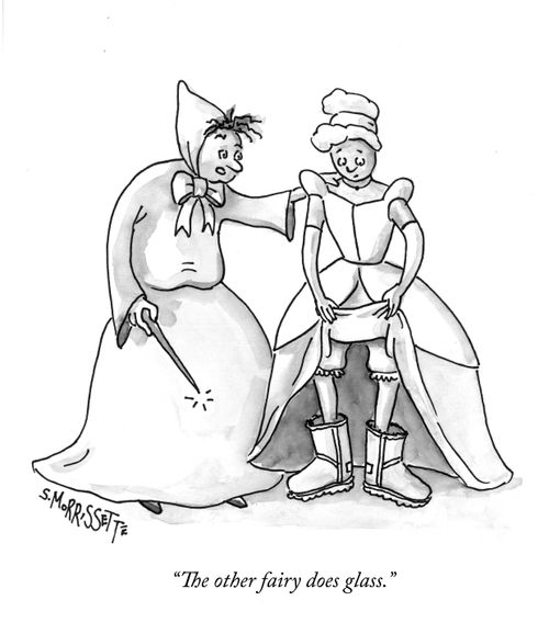"The other fairy does glass."
