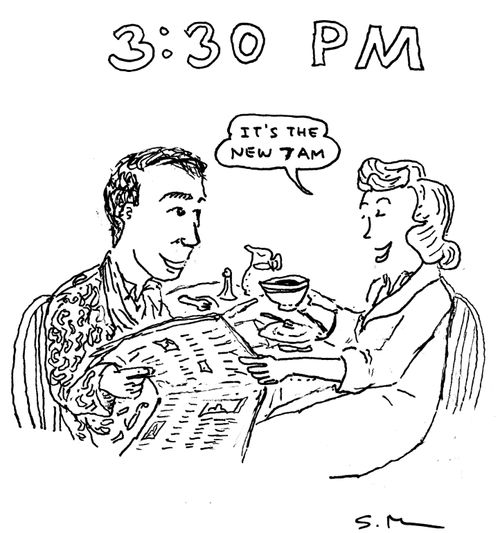 3:00 PM - "It's the new 7 AM"