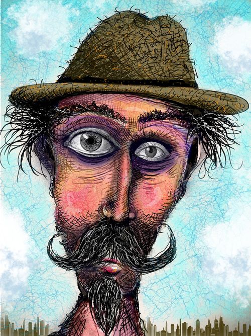  A portrait of a man
