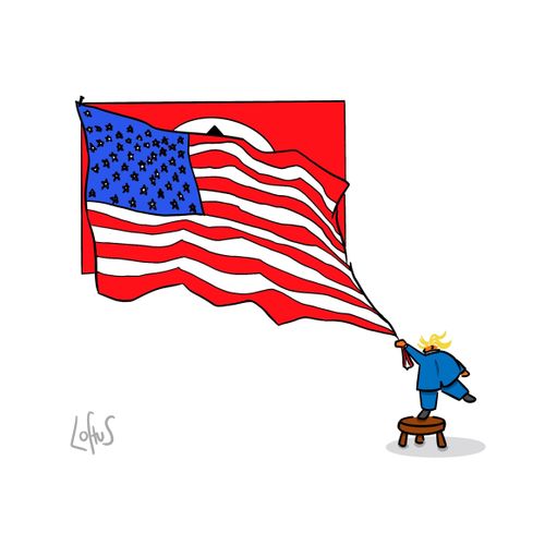 New Trump Flag.
