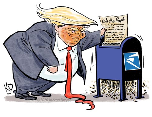 Trump shredding the constitution