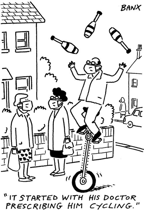 "It started with his doctor prescribing him cycling."