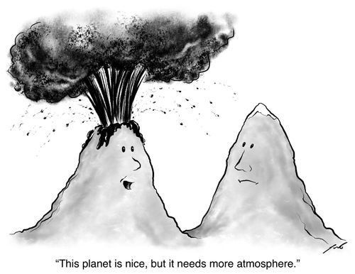 "This planet is nice, but it needs more atmosphere."