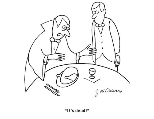 "It's dead."
