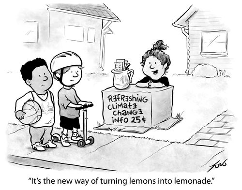 "It's the new way of turning lemons into lemonade."