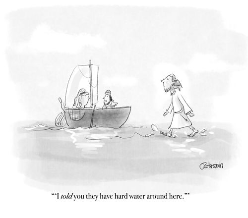 "I TOLD you they have hard water around here."