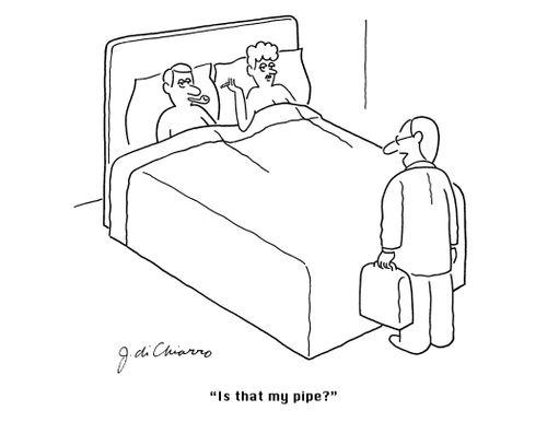 "Is that my pipe?"