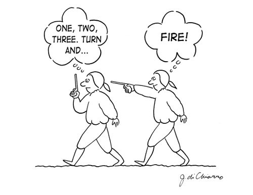 "One, two, three. Turn and..."