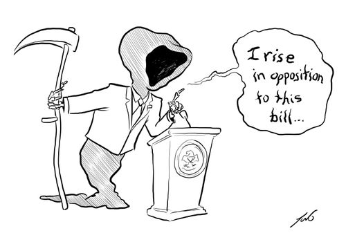 "I rise in opposition to this bill..."