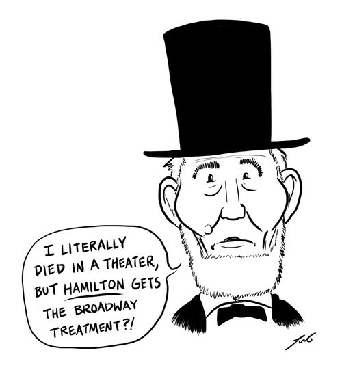 "I literally died in a theater, but Hamilton gets the Broadway treatment"