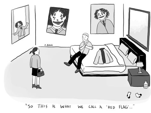 "So this is what we call a 'red flag'..."