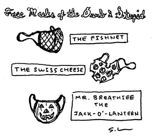 Face Masks of the Dumb & Stupid 