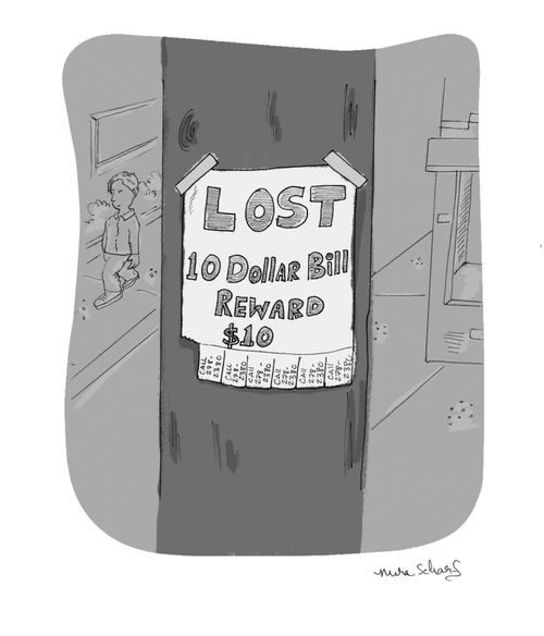 Lost 10 Dollar Bill Reward $10