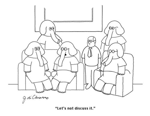 "Let's not discuss it."