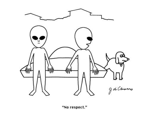 "No respect."