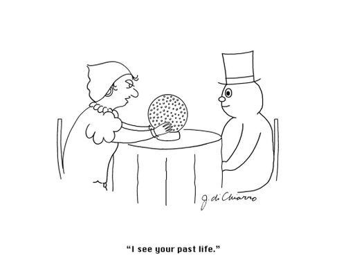 "I see your past life."