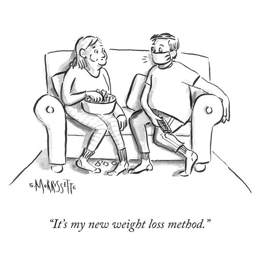 "It's my new weight loss method."