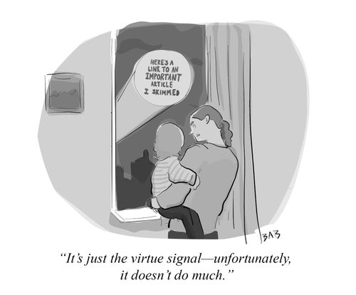 "It's just the virtue signal - unfortunately, it doesn't do much."