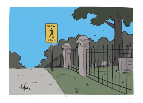 Zombie crossing