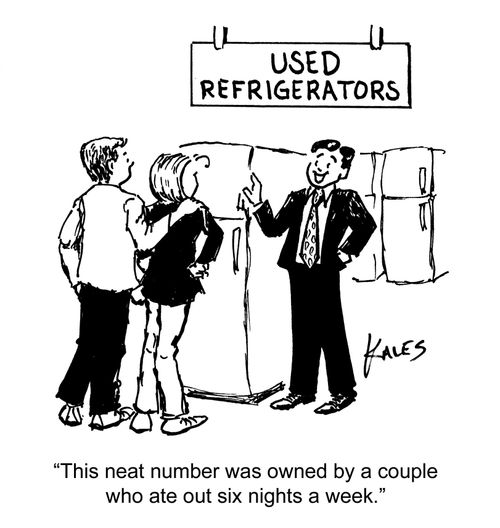 "This neat number was owned by a couple who ate out six nights a week."