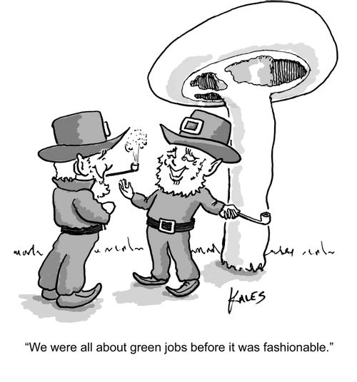 "We were all about green jobs before it was fashionable."