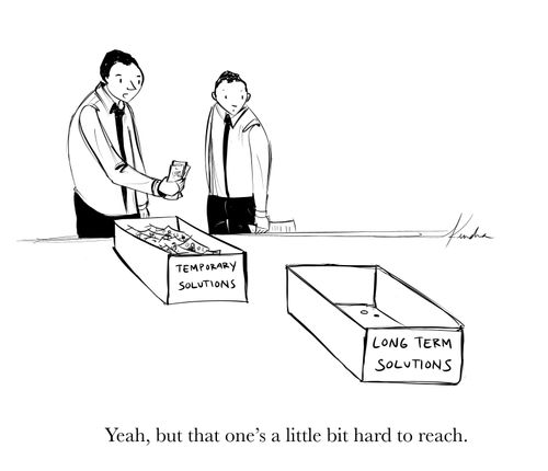 "Yeah, but that one's a little bit hard to reach."