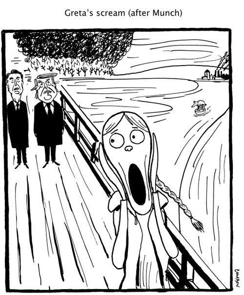 Greta's Scream (after Munch)