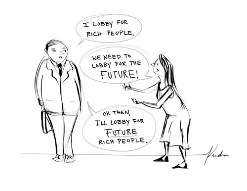 "I lobby for rich people."