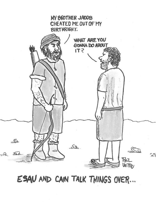 Esau and Cain talk things over...