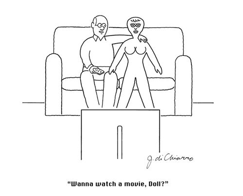 "Wanna watch a movie, Doll?"