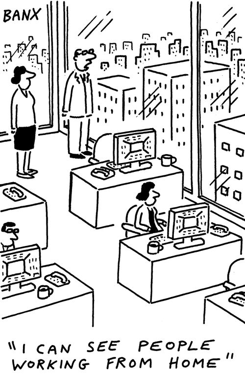 "I can see people working from home."