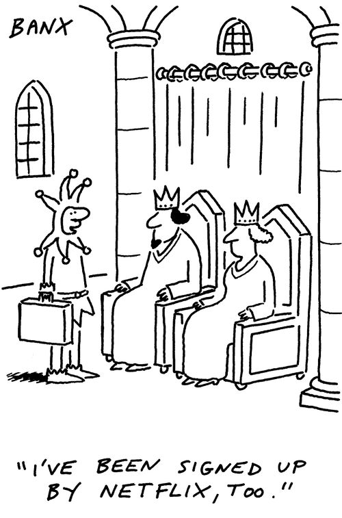 "I've been signed up by Netflix, too."