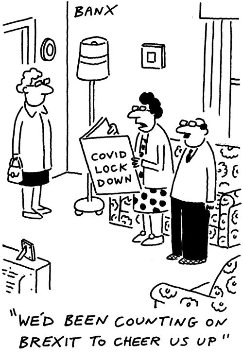 "We'd been counting on Brexit to cheer us up."