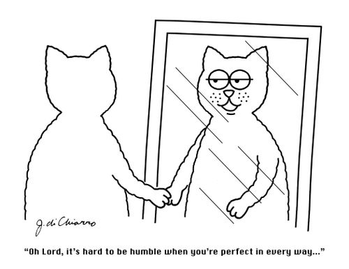 "Oh Lord, it's hard to be humble when you're perfect in every way..."