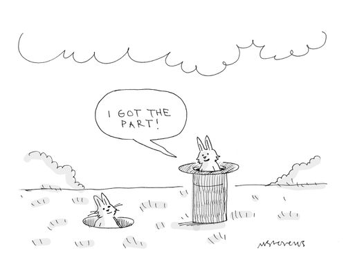 "I got the part!"