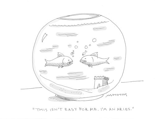 "This isn't easy for me. I'm an Aries."