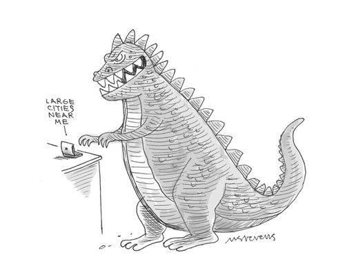 Dinosaur types 'large cities near me'