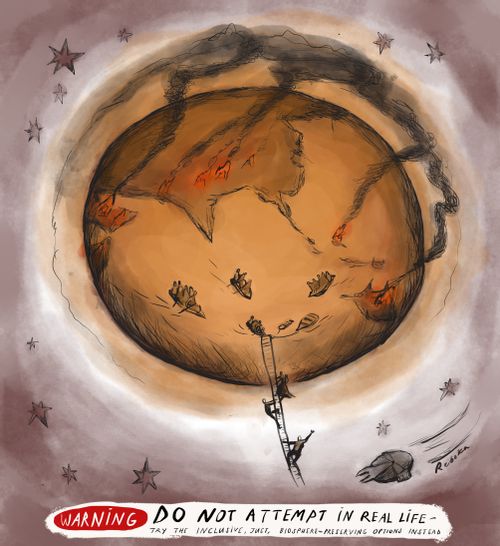 Escape from Earth: Warning.