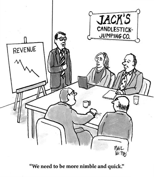 "We need to be more nimble and quick."