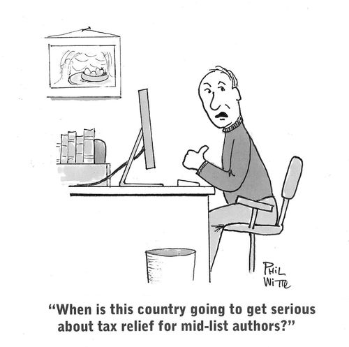 "When is this country going to get serious about tax relief for mid-list authors?"