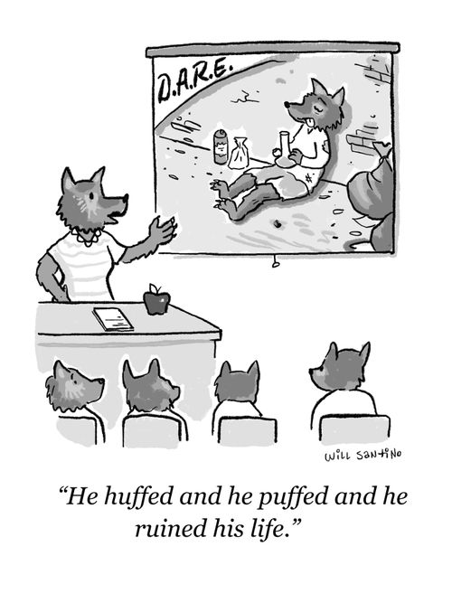 "He huffed and he puffed and he ruined his life."